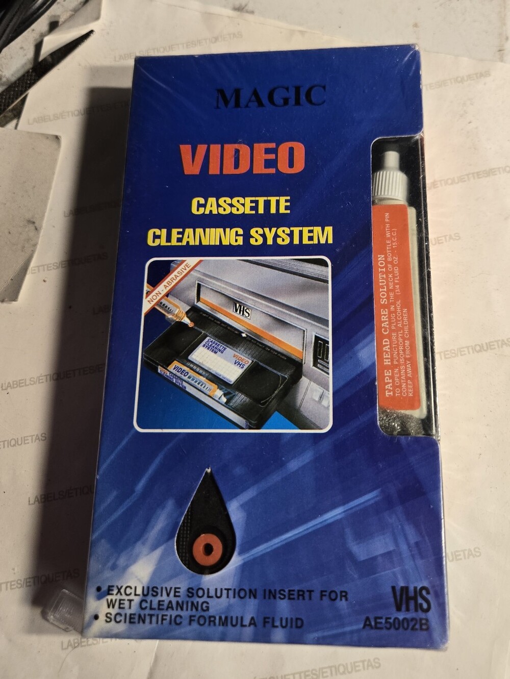 Magic VHS Video Cassette Cleaning System AE5002B